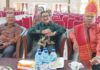 read news – Perayaan Ulang Tahun Punguan Toga Sihombing Boru Bere Ibebere se-Natuna Setda Kabupaten Natuna Boy Wijanarko (tengah) mengapresiasi Panitia Punguan Toga Sihombing yang telah menggelar Perayaan ulang tahun ke-12 punguan toga sihombing boru, bere, Ibebere se-Kabupaten Natuna, bertempat di Gedung Srindit Ranai, Sabtu, 21/10/2023. (Foto : abdi perdana - batamtv.com)