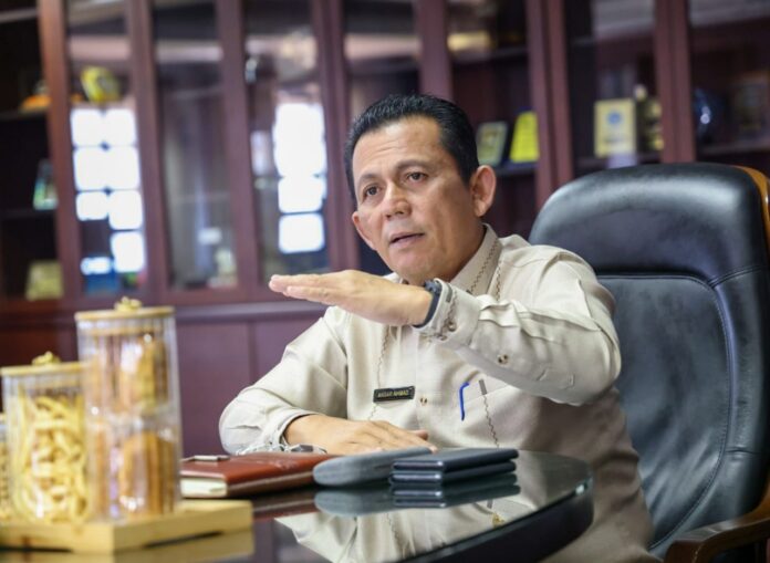 (Foto abdi perdana - batamtv.com) Gubernur Kepulauan Riau Ansar Ahmad menilai Pemprov Kepulauan Riau telah berhasil menurunkan Tingkat Pengangguran Terbuka (TPT) menjadi 6,80 persen pada Agustus 2023.(Foto abdi perdana - batamtv.com)