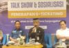 read news – Penerapaan E Tiketing di Pelabuhan SBP Tanjungpinang Asisten III Sekretariat Daerah Kota (Setdako) Augus Raja Unggul menghadiri kegiatan talk show dan sosialisasi penerapan e-tiketing di Pelabuhan Sri Bintan Pura (SBP) Tanjungpinang yang digelar PT Mitra Kasih Perkasa di Hotel Nite and Day, Jum'at (8/12/2023). (Foto : abdi perdana - batamtv.com)