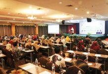 read news – Menggali Potensi SMKN di Kepri untuk Terapkan BLUD Anggota Komisi 4 DPRD Kepri saat , Dewi Ansar menghadiri Bimbingan Teknis Pengelolaan BLUD diselenggarakan oleh Dinas Pendidikan Kepri di Golden View Hotel, Batam, Jumat (01/12). (Foto muhammad amin - batamtv.com)