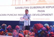 read news – Gubernur Kepri Dukung Pengembangan Ekonomi Biru dengan Pesawat N219 dan N219 Amphibious Gubernur Kepulauan Riau, H. Ansar Ahmad, dalam pernyataannya mengatakan, “Kami bangga dan mendukung penuh pengembangan pesawat N219 dan N219 Amphibious. Ini bukan hanya tentang transportasi. (Foto : muhammad amin - batamtv.com)