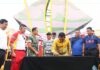 read news – Jadi Ikon Pintu Masuk Ibukota Provinsi, Kawasan Bandara RHF Makin Kinclong Menurut Gubernur Ansar, (ketiga dari kanan) di tahun 2024 nanti penataan kawasan ini akan tetap dilanjutkan. Ia menegaskan ini penting sebab sebagai pintu masuk ibukota provinsi, harus pula menjadi ikon yang dapat dibanggakan. (Foto : dwi susilo - batamtv.com)