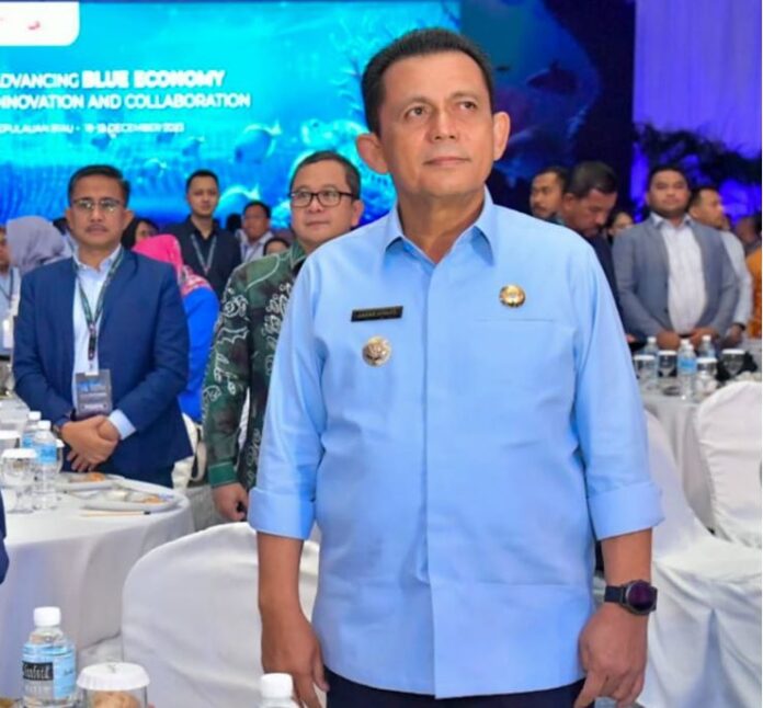 Gubernur Kepri Ansar Ahmad mengatakan, sebagai provinsi kepulauan, Provinsi Kepri sangat tepat dijadikan pusat pelaksanaan IDF Tahun 2023. Apalagi Kepri memang memiliki potensi teritorial kelautan yang terbentang sangat luas. (Foto : muhammad amin - batamtv.com)