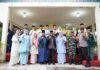 reda news – Kemeriahan Pembukaan MTQH di Kelurahan Lubukbaja Kota Setdako Batam , Jefridin (depan, bagian tengah) saat usai membuka MTQH di Kelurahan Lubukbaja Kota . (Foto : muhammad amin - batamtv.com)