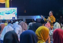read news – Gubernur Ansar Sampaikan Program Unggula di Bintan Gubernur Kepri Ansar Ahmad (berdiri) mengatakan beberapa program tersebut antara lain penyelesaian pembangunan Rumah Singgah di Jakarta dan Batam. (Foto : abdi perdana - batamtv.com)