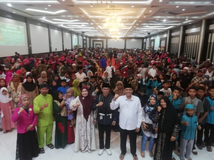 Wakil walikota Amsarkar Achmad saat berada di acara gelaran HMI Kota Batam . (Foto : abyaqsa ramadan - batamtv.com)