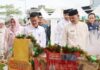 read news – Gerakan Pangan Murah Serentak Nasional Bakal Digelar usai Apel Siaga HBKN Sekretaris Daerah Kepri Adi Prihantara menanggapi statement dari Kementerian Pertanian juga memastikan ketersediaan stok pangan di Kepri, terutama beras, daging ayam dan komoditas pangan lainnya dipastikan masih aman dalam tiga bulan kedepan. (Foto : dwi susilo - batamtv.com)