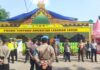 read news – Tingkatkan Kewaspadaan saat Berlalulintas Kapolres Bintan AKBP Riky Iswoyo, S.I.K., M.M melalui Kasi Humas Polres Bintan IPTU Misyamsu Alson mengatakan personel yang bertugas pada Pos terpadu ASDP Tanjung Uban dan Pos Pengamanan Bulang Linggi turun ke lokasi antrian untuk mengantisipasi terjadinya kemacetan.. (foto: abdi perdana - batamtv.com)