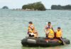 read news – Kapolres Bintan AKBP Riky: Kami Harap Kerjasamanya Personil Polres Bintan yang melakukan patroli di laut Pantia Trikora mengantisipasi hal yang tidak diinginkan. (Foto : abdi perdana - batamtv.com)
