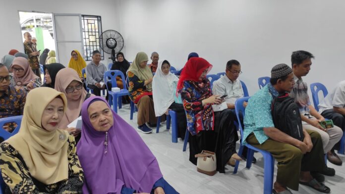 Sejumlah Caljem sedang menjalani suntik meningitis. (Foto : dwi susili - batamtv.com)