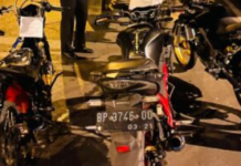 read news – Kapolda Kepri Perintahkan Jajaran Tertibkan Motor Berknalpot Bronk Motor motor berknalpot bronk ini disita apaart kepolisian. (Foto : abdi perdana - batamtv.com)