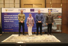 Kemenko Perekonomian & IOM Luncurkan Rencana Implementasi di Indonesia untuk Program Migrasi, Bisnis dan Hak Asasi Manusia di Asia