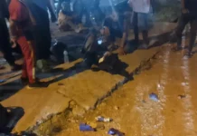2 Sepeda Motor Tabrakan, 1 Pengendara Patah Kaki