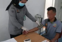 Lapas Narkotika Tanjungpinang Berikan Layanan Kesehatan