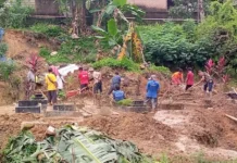 Hujan Lebat, Puluhan Makam Sei Panas Tertimbun Longsor