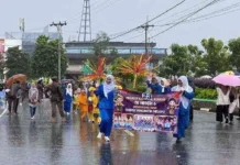 Ribuan Anak PAUD dan TK se-Kota Tanjungpinang Meriahkan Pawai Tutup Tahun Ajaran