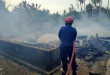 Rumah Warga Kawal Bintan Ludes Dilalap Si Jago Merah