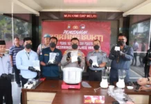 Polres Karimun Musnahkan 1,6 Kilogram Sabu
