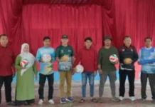 Dispora Natuna Bantu Sarana Olahraga Warga Sedanau