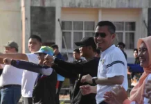 Pegawai Pemko Tanjungpinang Antusias Ikuti Senam dan Tes Kesehatan