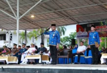 Sekdako Batam Pimpin Upacara Peringatan Hari Lahir Pancasila dan Hari Lingkungan Hidup