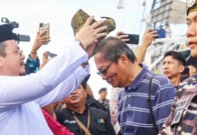 Kapal Legendaris KRI Dewaruci Hidupkan Lagi Kejayaan Jalur Rempah di Kepri