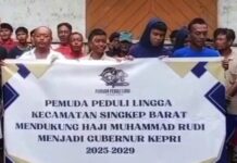 Pemuda dan Buruh Lingga Bulat Menangkan H. Muhammad Rudi di Pilgub Kepri