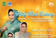 Malam Ini, Penyanyi Hetty Koes Endang Hibur Masyarakat Batam di Dataran Engku Putri