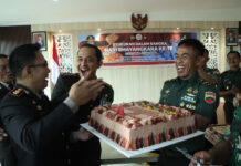 HUT Bhayangkara ke-78, Polres Bintan Banjir Kue Ulang Tahu