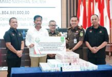 Kejari Serahkan Uang Lelang Hasil Korupsi BAJ Senilai Rp 4,8 M ke Pemko Batam