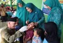 Wabup Natuna Ajak masyarakat Lawan Polio dengan Imunisasi
