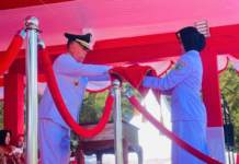 Bupati Natuna Wan Siswandi Pimpin Upacara Hari Kemerdekaan RI ke-79