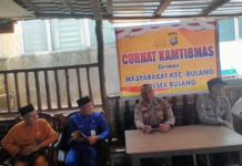 Warga Keluhkan Air Sering Mati di ‘Jumat Curhat’ Polsek Bulang