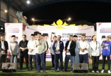 Ribuan Relawan dan Simpatisan Hadiri Deklarasi Rudi-Rafiq di SP Plaza Sagulung
