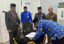 Sekda Kota Tanjungpinang Lantik 16 Pejabat Fungsional