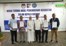 RSBP Batam Serahkan Hasil Pemeriksaan MCU Calon Kepala Daerah se-Kepri