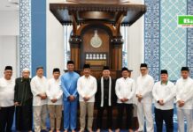 Resmi Dibuka Kembali, Perayaan Maulid Nabi Digelar di Masjid Agung Raja Hamidah Kota Batam