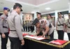 Kapolresta Barelang Pimpin Upacara Sertijab