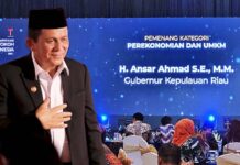 UMKM Kepri Naik Kelas, Gubernur Ansar Terima Apresiasi dari Tempo