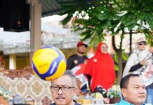 Buka Turnamen Voli, Sekda Kota Batam Ingatkan Sportivitas