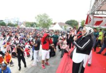 Senam Sehat Hari Jadi Provinsi Kepri, Plt Gubernur Kepri: Jadikan Olahraga Sebagai Budaya