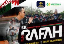 Yakesma dan Runners Tanjungpinang Akan Menggelar Fun Run For Rafah5K Charity Run