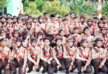33 Ribu Anggota Pramuka Ikuti Lomba Ketangkasan Baris-berbaris se-Kota Batam
