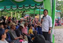 Karena Cinta, Meski Hujan Tetap Datang Di Kampanye Ansar Ahmad