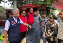 Wamensos Salurkan Bantuan Rp 2,1 M untuk Korban Bencana di Sukabumi