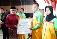 Pemko Batam Berikan Bonus Kepada Atlet Peraih Medali PON XXI