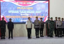 Amankan Nataru, Polres Natuna Gelar Apel Operasi Lilin Seligi 2024