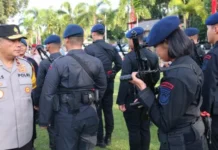 Polda Kepri Razia Senjata Api Milik Personel