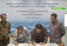 Jaga Ketahanan Energi Batam, PLN Batam Terus Tambah Kapasitas Pembangkit