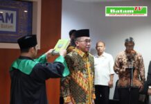 Muhammad Rudi Lantik Direktur Pengamanan Aset BP Batam
